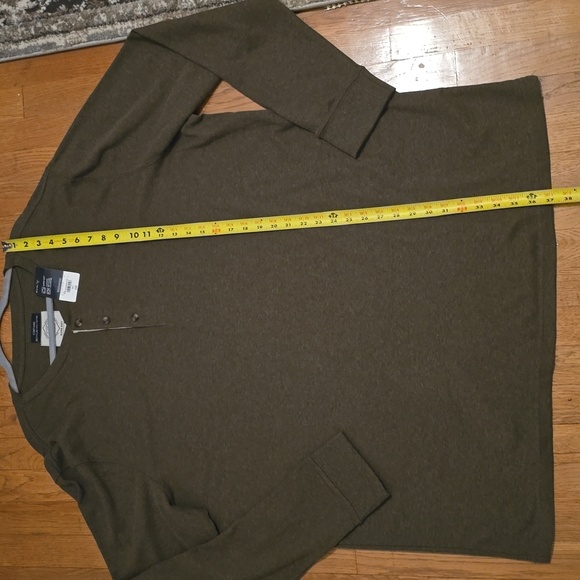 ST. JOHN'S BAY MEN'S BIG AND TALL GREEN LONG SLEEVES THERMAL SHIRT SHIRT 3XLT - Picture 13 of 16